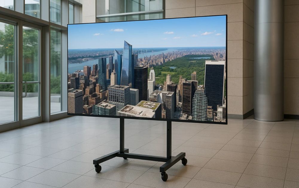 LED TV rental for commercial spaces 